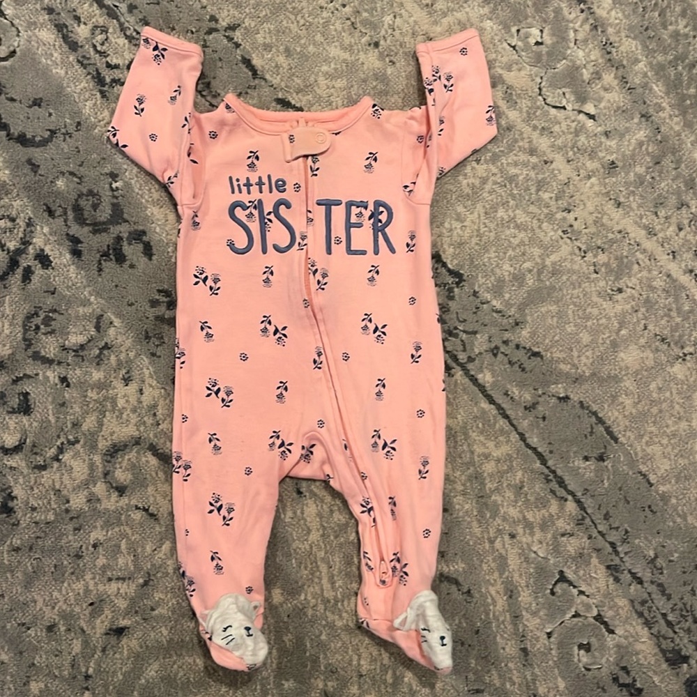 Carters little sister onesie